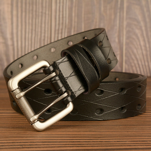 Cinturón Casual para Hombre con Hebilla de Doble Pasador - Image 5
