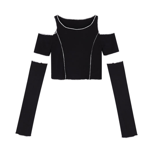 Camiseta Negra Estampada para Mujer - Diseño Atrevido Verano