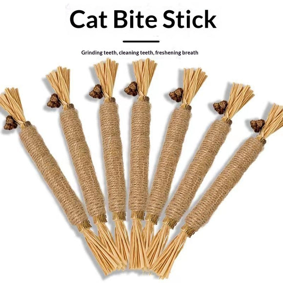 Juguete Mordedor de Rafia con Catnip para Gatos