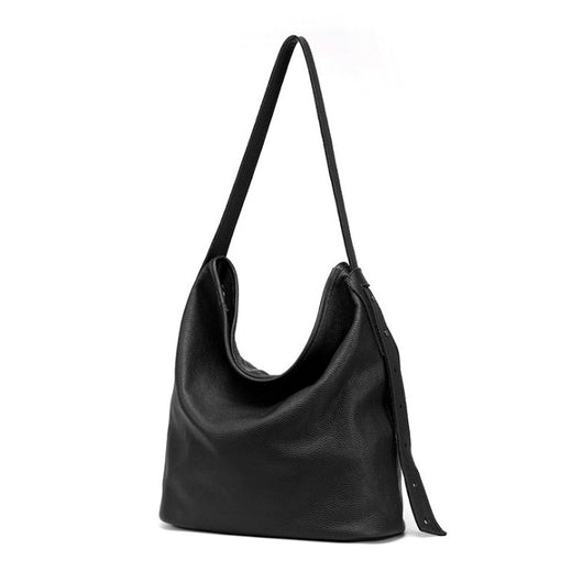 Bolso Bandolera de Cuero Genuino - Diseño Minimalista Versátil - Image 3