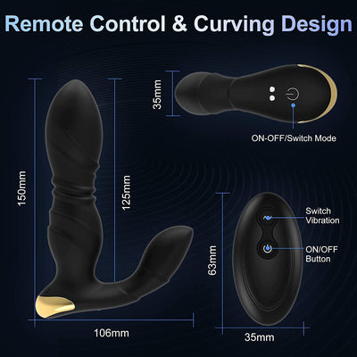 Masajeador de Próstata Retráctil con Control Remoto Inalámbrico - Image 11