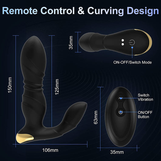 Masajeador de Próstata Retráctil con Control Remoto Inalámbrico - Image 11