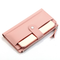 Clutch Three Fold Buckle Coin Purse Pink