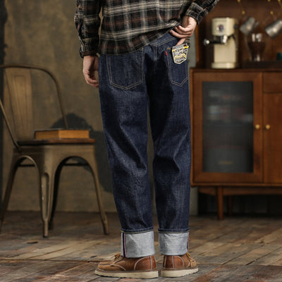 Jeans Hombre Red Edge Clásicos Cómodos Corte Relajado - Image 2