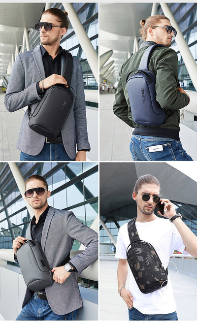 Bolsa Ejecutiva Casual con Puerto USB para Hombre - Image 12