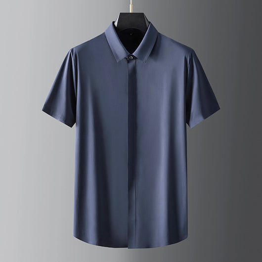 Camisa Ejecutiva de Manga Corta para Hombre - Image 3