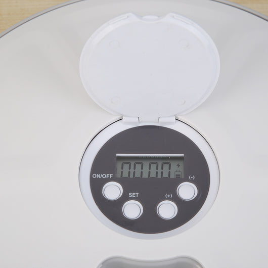 Dispensador Automático de Alimento para Mascotas con 6 Compartimentos y Temporizador - Image 4