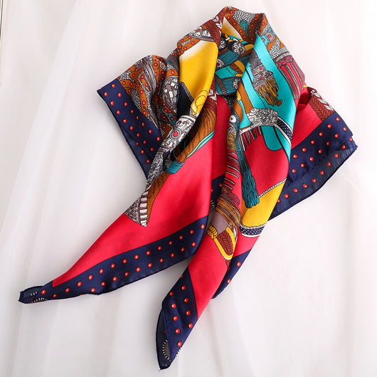Pañuelo de Seda Vintage para Mujer - Image 9