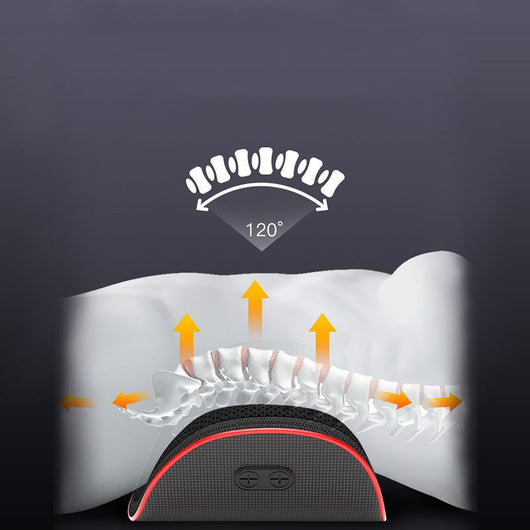 Dispositivo de Tracción Lumbar Eléctrico con Masaje Vibrador para Alivio de Espalda - Image 3