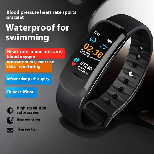 Reloj Deportivo Inteligente con Monitor Cardíaco y Presión Arterial