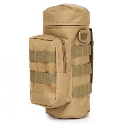 Bolsa Táctica Porta Botellas Molle para Camping y Senderismo