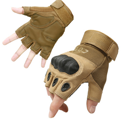 Guantes Tácticos Militares de Medio Dedo con Protección de Nudillos - Image 9