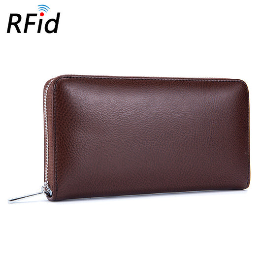 Billetera Larga de Cuero Genuino para Hombre con Protección RFID y 36 Compartimentos - Image 19