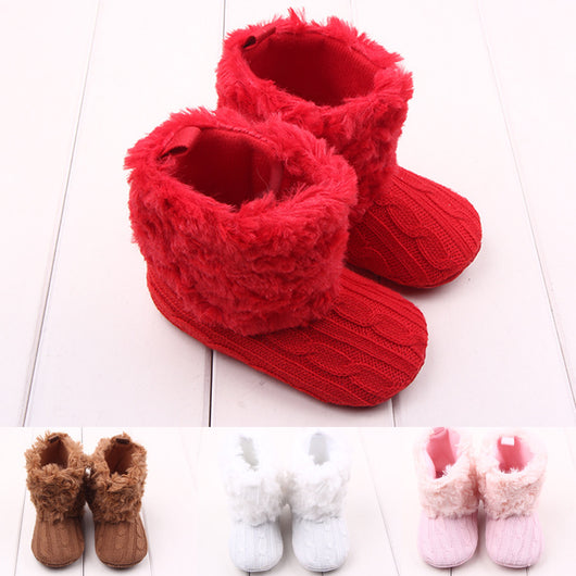 Botitas y Zapatos de Lana Tejida para Bebé - Image 12