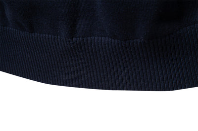 Suéter Casual con Cuello Tipo Polo y Cierre de Cremallera - Image 10