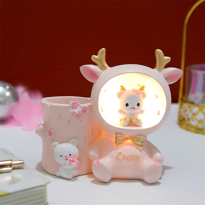 Lámpara Decorativa de Resina con Diseños de Ensueño Infantil