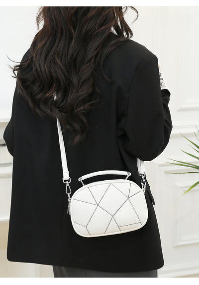 Bolso Pequeño Retro de Patchwork Trendy con Tres Capas - Image 21