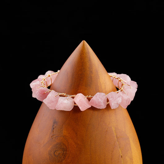 Pulsera Reiki para Mujer con Cuarzo Rosa y Citrina - Image 21