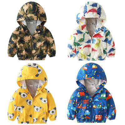 Chaqueta Casual con Capucha para Niño