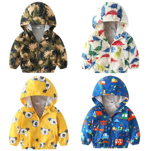 Chaqueta Casual con Capucha para Niño