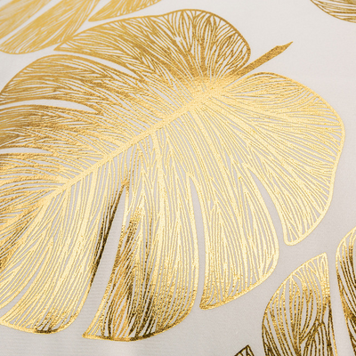 Fundas de Cojín Decorativas Blanco y Dorado Elegantes - Image 4
