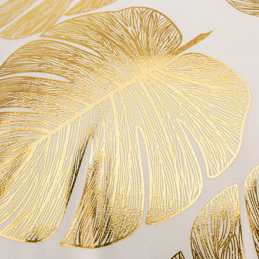 Fundas de Cojín Decorativas Blanco y Dorado Elegantes - Image 4