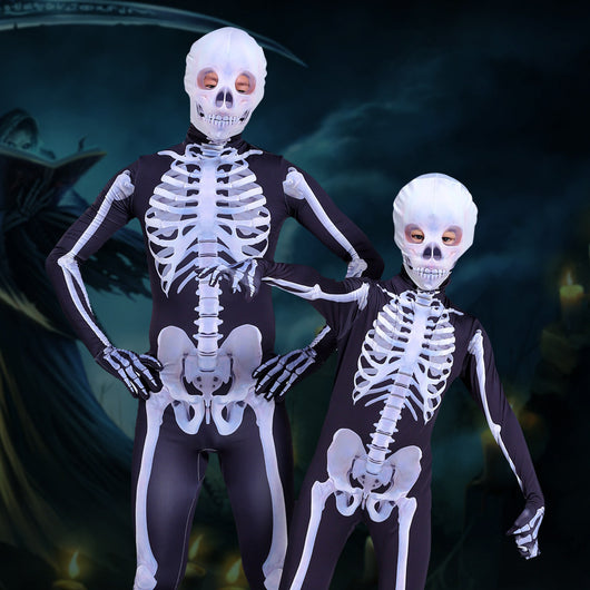 Disfraz de Esqueleto Aterrador - Mono Completo para Halloween y Carnaval - Image 5