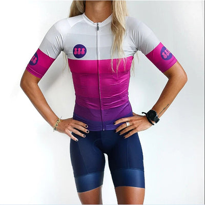 Conjunto de Ciclismo Deportivo Unisex Manga Corta para Verano - Image 3