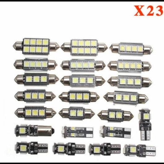 Kit 23 Focos LED T10 W5W 5050 para Lectura - Doble Punta 31MM 36MM