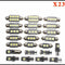 Kit 23 Focos LED T10 W5W 5050 para Lectura - Doble Punta 31MM 36MM