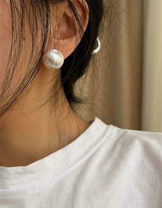 Aretes de Plata S925 Acabado Satinado - Lujo Accesible y Versátil - Image 15
