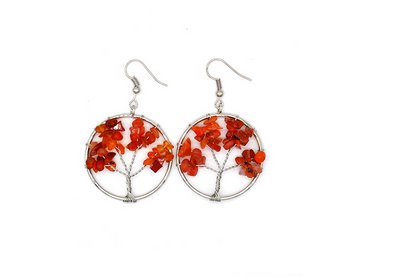 Pendientes Árbol de los Deseos con Cristales Naturales - Image 5