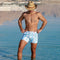 Shorts de Baño Hombre Corte Recto Secado Rápido Talla Grande