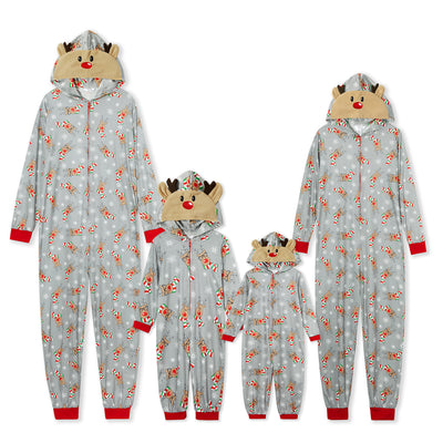 Jumpsuit Navideño con Capucha y Estampado Festivo - Image 6