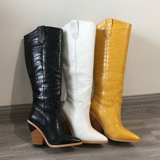 Botas de Tacón Grueso - Image 3