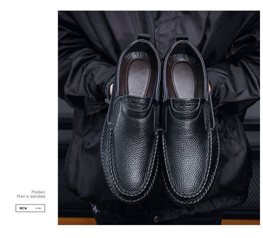 Zapatos Casuales de Cuero para Hombre sin Cordones - Image 23