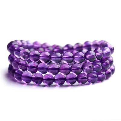 Pulsera de Amatista Uruguaya Tres Anillos - Image 3