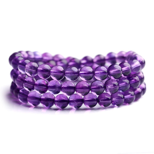 Pulsera de Amatista Uruguaya Tres Anillos - Image 3