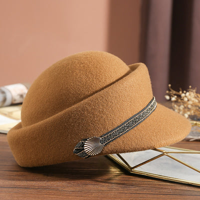 Gorra Militar de Lana con Visera Plana - Estilo Casual - Image 10