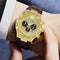 Reloj de Pulsera Hombre Elegante con Diamantes Incrustados y Tres Subdiales