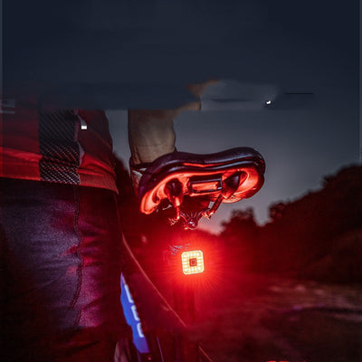 Luz Trasera LED Recargable USB para Bicicleta de Ruta