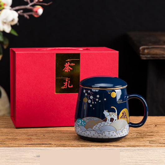Taza de Oficina de Cerámica con Filtro de Té e Infusor Integrado - Image 21