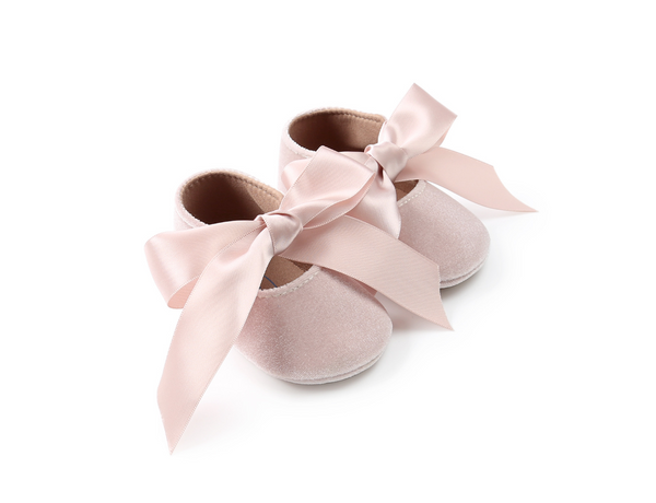 Zapatos Princesa para Bebé - Calzado Suave con Moño para Primavera y Otoño