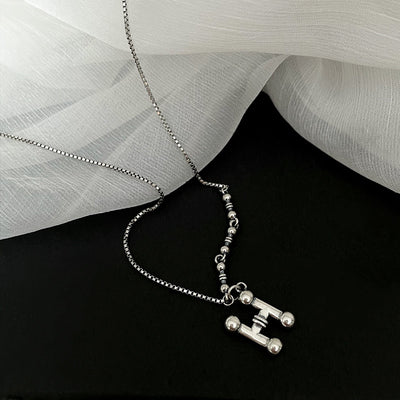 Collar de Plata 925 con Letra H - Diseño Minimalista - Image 10