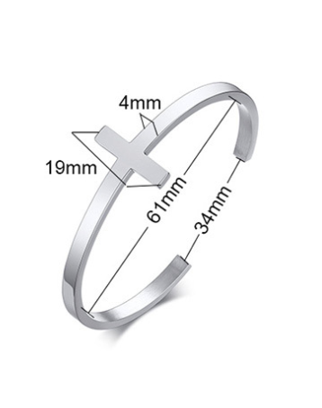 Pulsera de Charms Unisex con Cruz Punk - Acero Inoxidable - Image 6