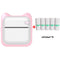 Rose 5 rolls of adhesive paper
