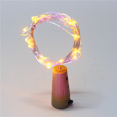 Guirnalda de Luces LED con Corcho de Vino - 2 Metros, 20 Luces Multicolor - Image 20