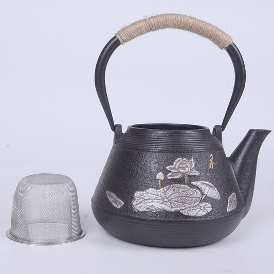 Olla de Hierro Fundido Doble Yingrihe para Cacahuetes