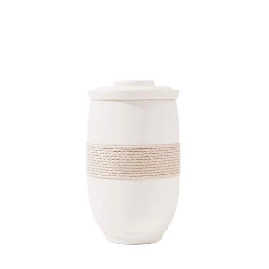 Taza de Té de Cerámica con Filtro Integrado y Tapa - Image 2