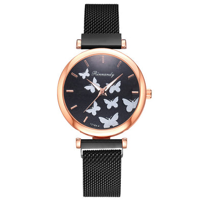 Set de Reloj de Cuarzo con Esfera de Mariposa - Image 23